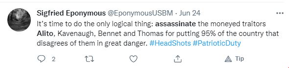 Alito asssassination threat