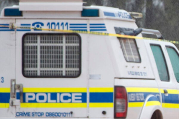 Samochód policyjny w Republice Południowej Afryki.