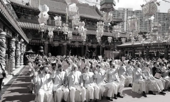 CCP Flag Rises in Hong Kong Temple
