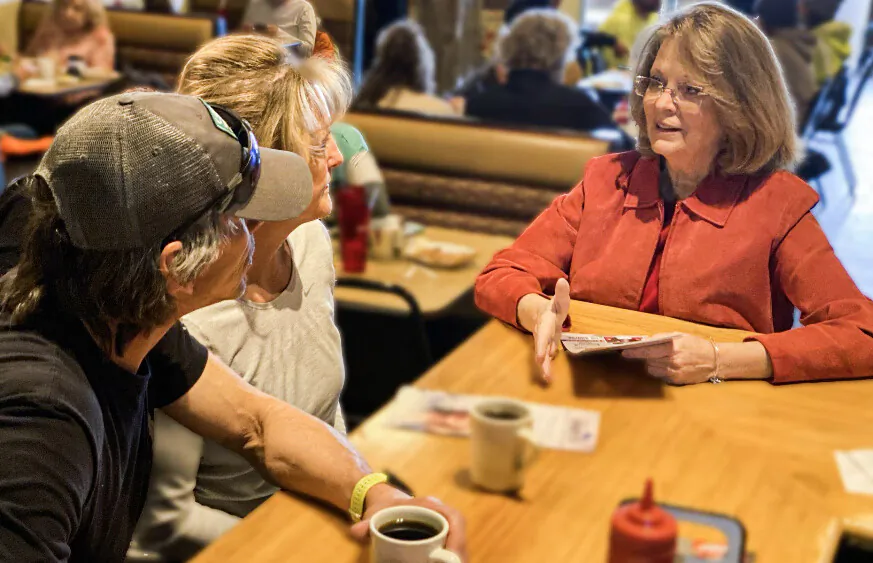 State Sen. Barbara Kirkmeyer (R-Fort Lupton) said she is appealing to Congressional District 8 Republican primary voters by touting a legislative record that includes 17 bills she sponsored being adopted since her 2020 election. (Courtesy of Kirkmeyer For Congress)
