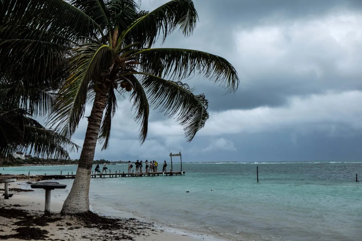 A beach in Quintana Roo State on Mexico's Yucatan peninsula, on Aug. 8, 2017. (Elizabeth Ruiz/AFP via Getty Images)