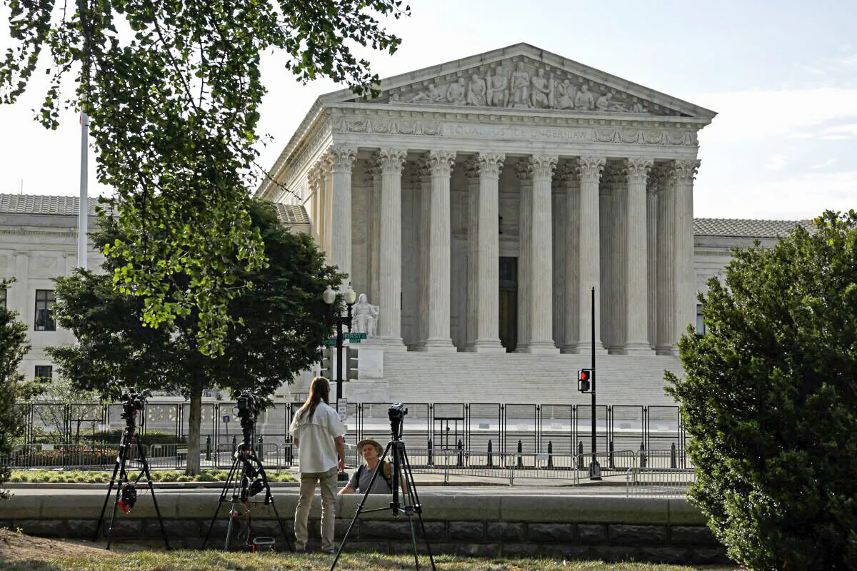 The Supreme Court building in Washington on June 21, 2022. (Anna Moneymaker/Getty Images)