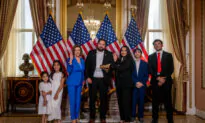 Pelosi Appears to Elbow Away Daughter of Newly Elected Congresswoman