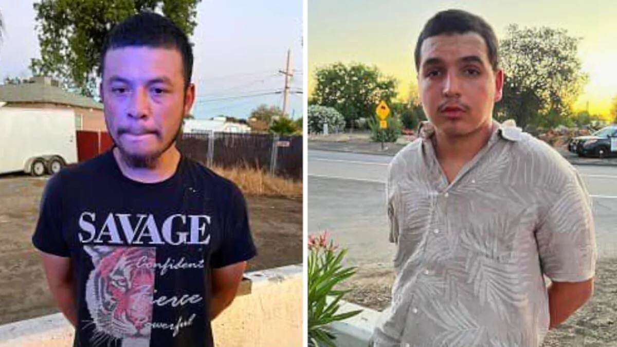 Alleged drug traffickers Jose Zendejas, 25, and Benito Madrigal, 19. (Courtesy of Tulare County Sheriff's Office)
