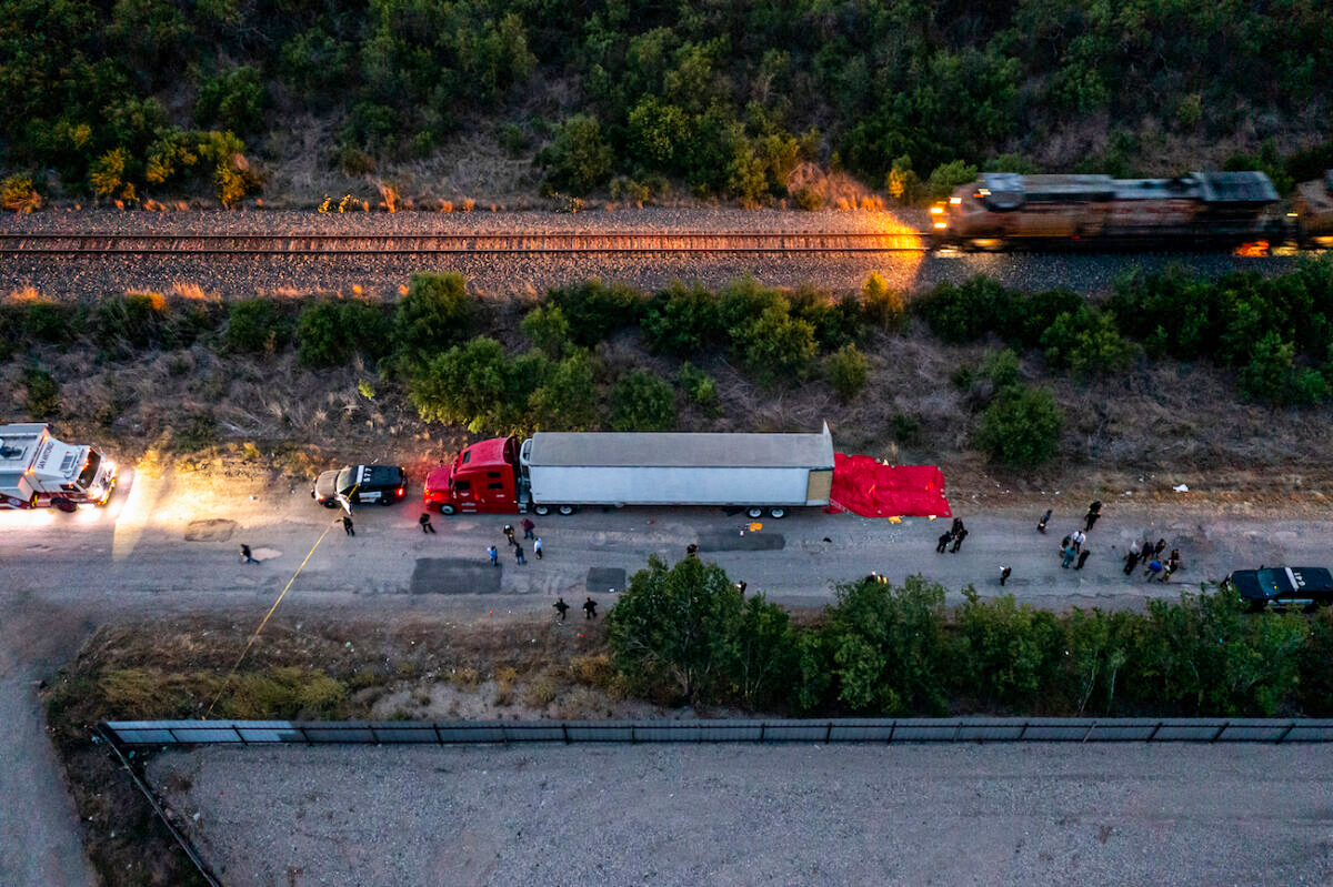 At least 40 migrants were found dead on a truck in San Antonio
