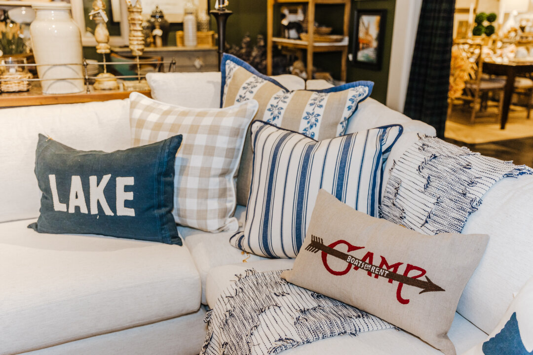 Instead of stark white accents of the coast, lake living allows a bit more freedom and homey energy. (Handout/TNS)