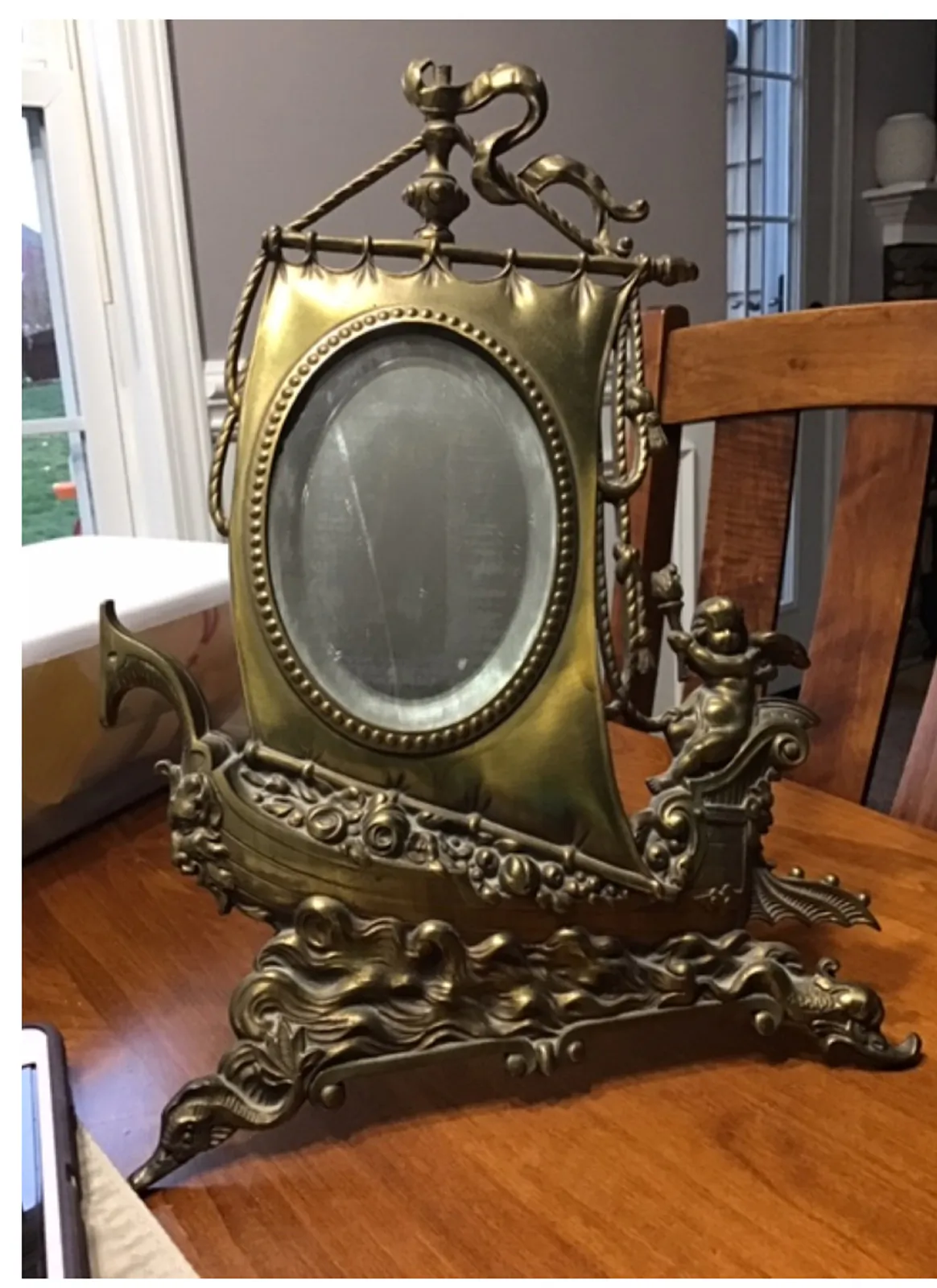 This unusual piece was made by the Meriden Silver Plate Company. (Handout/TNS)