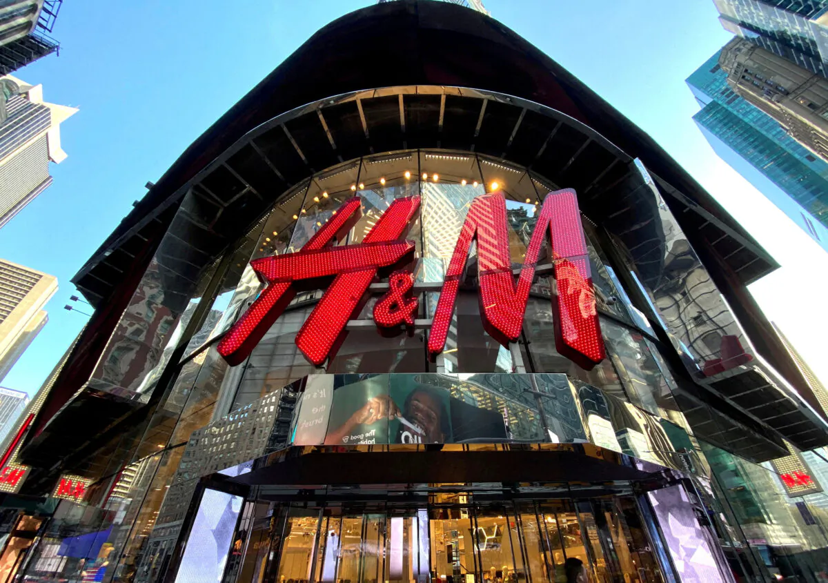 The H&M clothing store in Times Square in Manhattan, New York on Nov. 15, 2019. (Mike Segar/Reuters)