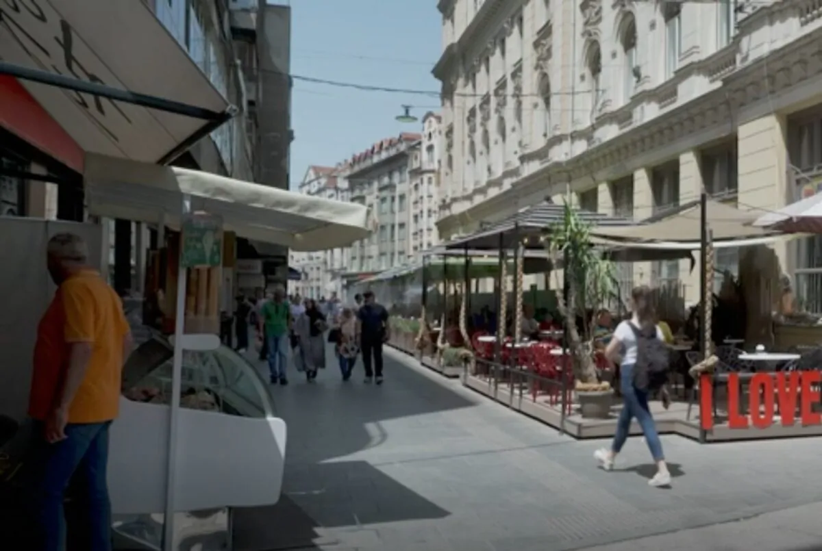 A view of Sarajevo, Bosnia-Herzegovina, on June 29, 2022. (AP/ Screenshot via The Epoch Times)