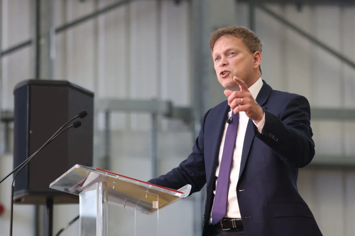 Undated file photo of UK Business Secretary Grant Shapps. (PA Media)