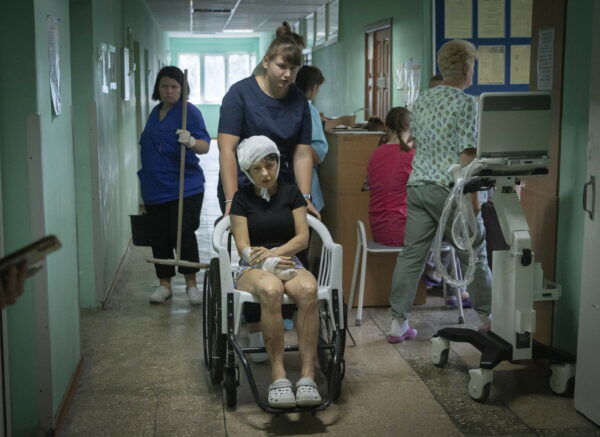 Ukrainian hospital nurse
