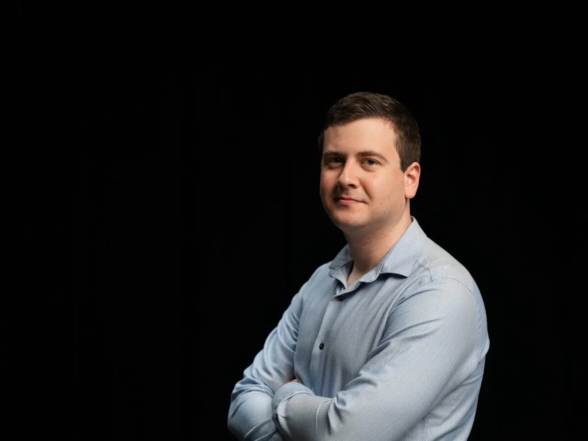 Matt Palumbo, author of “The Man Behind the Curtain: Inside the Secret Network of George Soros,” during an interview on "Facts Matter" on June 15, 2022. 