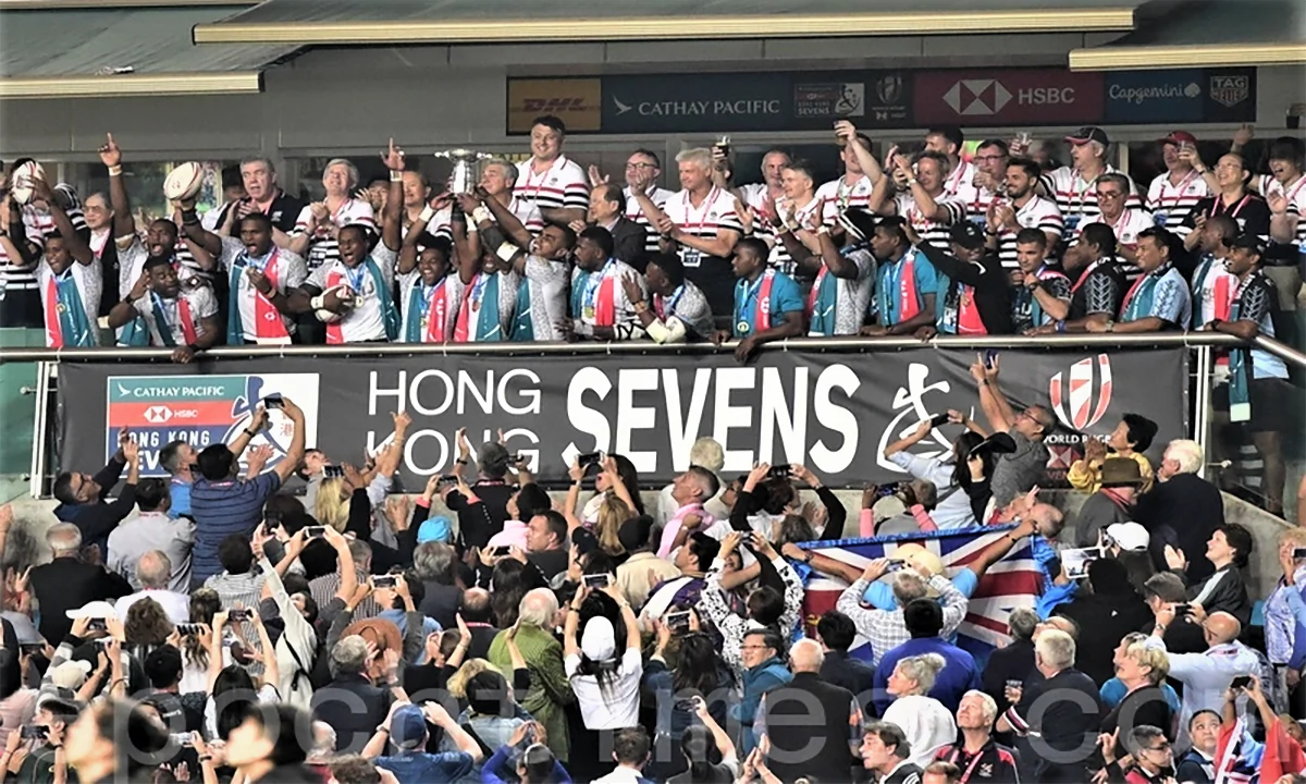 The Hong Kong Rugby Association announced that the Hong Kong Sevens, which has been suspended for more than three years, has been approved by the Hong Kong government to resume at the Hong Kong Stadium from Nov. 4-6, 2022. (Bill Cox/The Epoch Times)