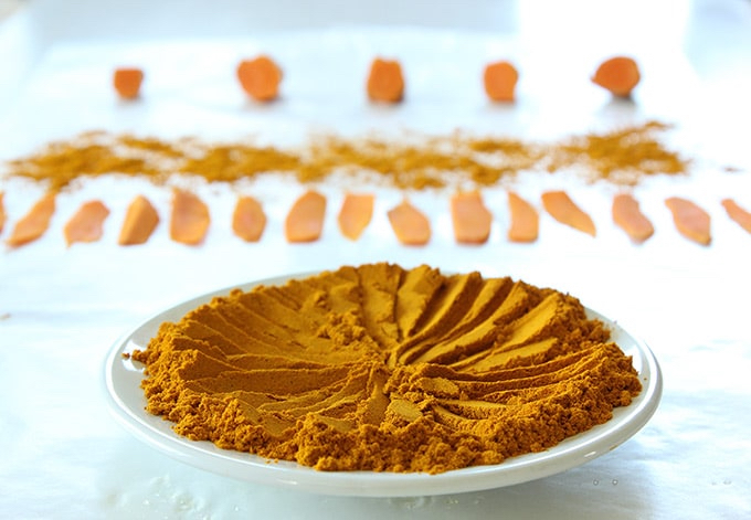 turmeric in fresh and powdered forms