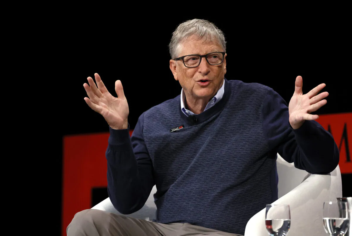 Bill Gates speaks onstage at the TIME100 Summit 2022 at Jazz at Lincoln Center in New York City, on June 7, 2022. (Jemal Countess/Getty Images for TIME)