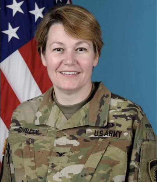 Gail Curley, U.S. Supreme Court marshal, in a May 2021 photo showing her in her U.S. Army colonel uniform. (Photo: U.S. Army)