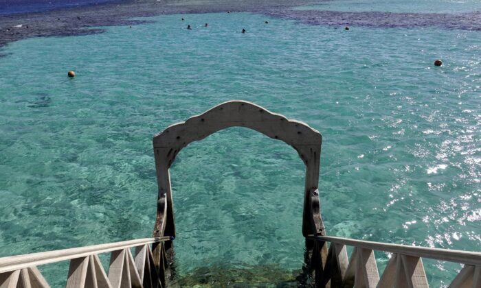 Tourists will snorkel on January 8, 2020 near the beach at Sahl Hasheesh's Red Sea Resort in Hurghada, Egypt.  (AmrAbdallah Dalsh / Reuters, file photo)