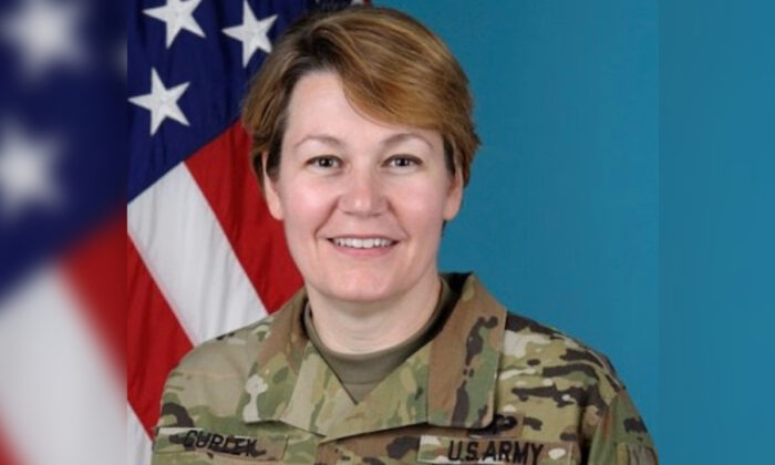 U.S. Supreme Court marshal Gail Curley in May 2021. (U.S. Army)