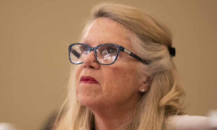 Rep. Carol Miller (R-W.Va) speaks during a House Select Committee on Climate Crisis hearing in Washington on June 14, 2022. (Nathan Howard/Getty Images)