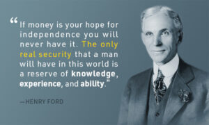 2 Quotes From Henry Ford and PT Barnum About Money