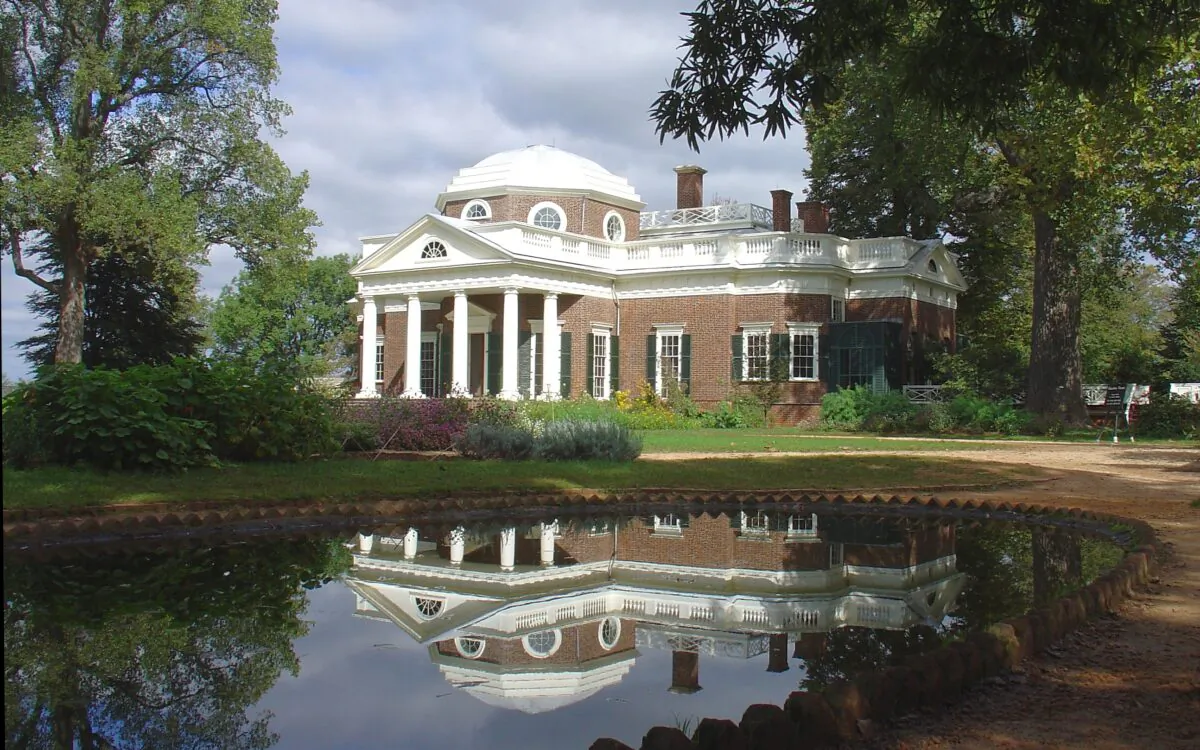 Thomas Jefferson's Monticello is seen in Charlottesville, Va., in October 2005. (Matt Kozlowski/Wikimedia, CC 3.0)