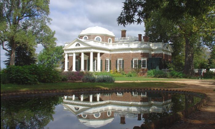 Thomas Jefferson's Monticello is seen in Charlottesville, Va., in October 2005. (Matt Kozlowski/Wikimedia, CC 3.0)