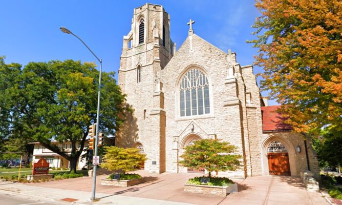 St. Bernard Catholic Church on Atwood Avenue in Madison, Wis. (Courtesy of Google Maps via The Epoch Times)