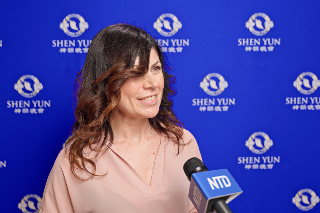 Madeleine Sophie attends Shen Yun Performing Arts at the Teatro degli Arcimboldi in Milan, Italy, on June 9, 2022. (NTD)
