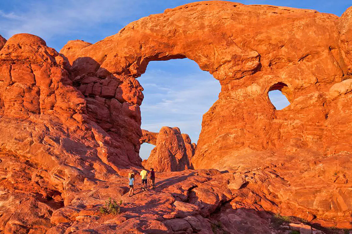 Utah's Arches National Park is a perfect spot for hikers. (Photo courtesy of Moab Adventure Center.)