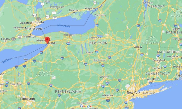 Buffalo, N.Y. (Screenshot/Google Maps via The Epoch Times)