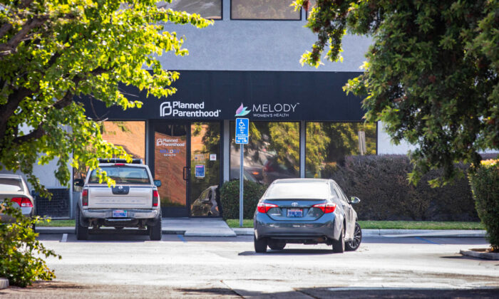 A Planned Parenthood clinic in Anaheim, Calif., on May 5, 2022. (John Fredricks/The Epoch Times)