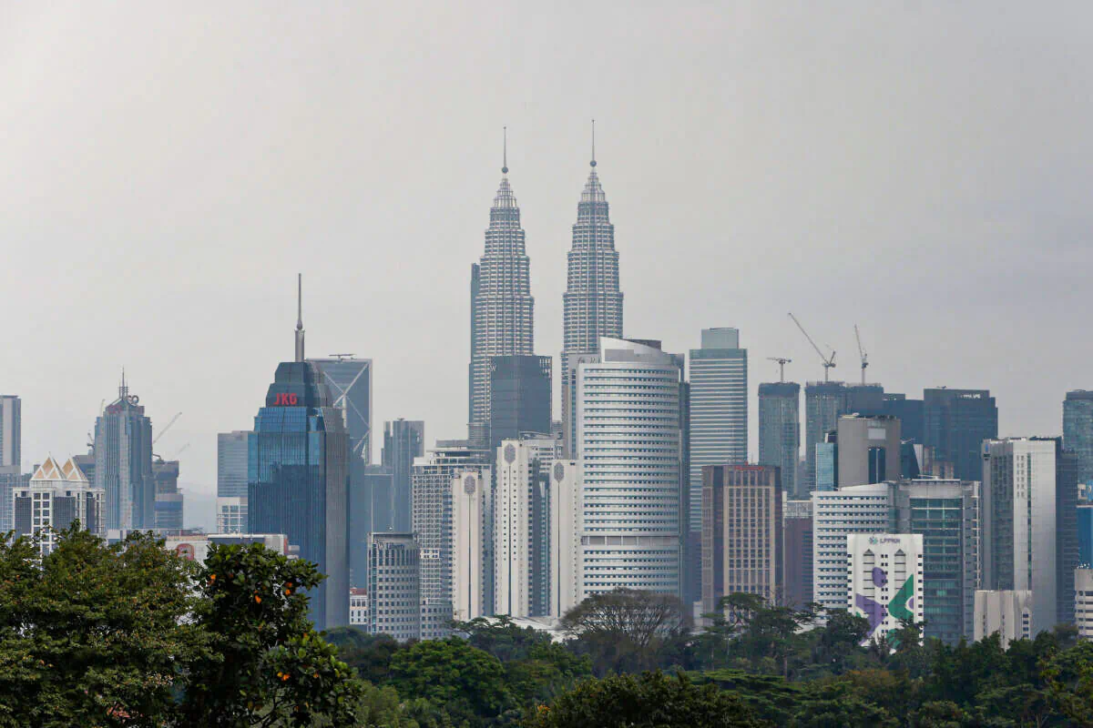 A view of the Kuala Lumpur city skyline in Malaysia on Feb. 7, 2018. (Lai Seng Sin/Reuters)