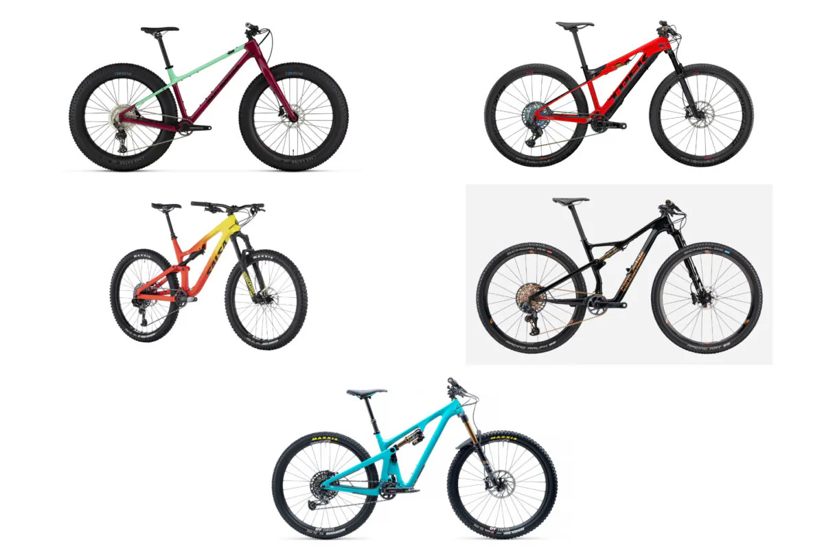 (Courtesy of Yeti, Cannondale, Trek, Salsa, Rocky Mountain)
