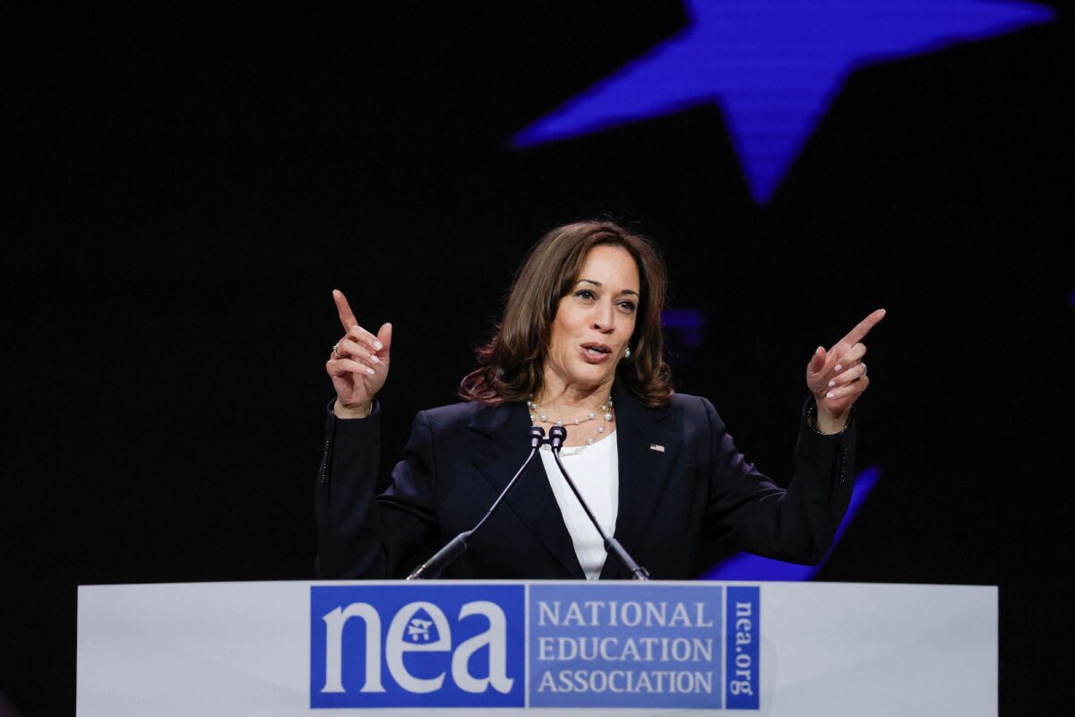 kamala harris national education association