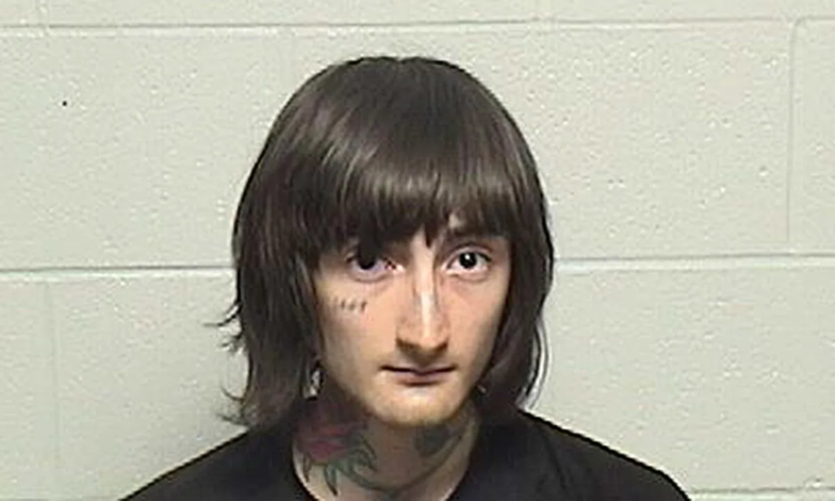 Robert Crimo III poses for a mugshot in Waukegan, Ill., in an undated image. (Lake County Sheriff’s Office via Getty Images)