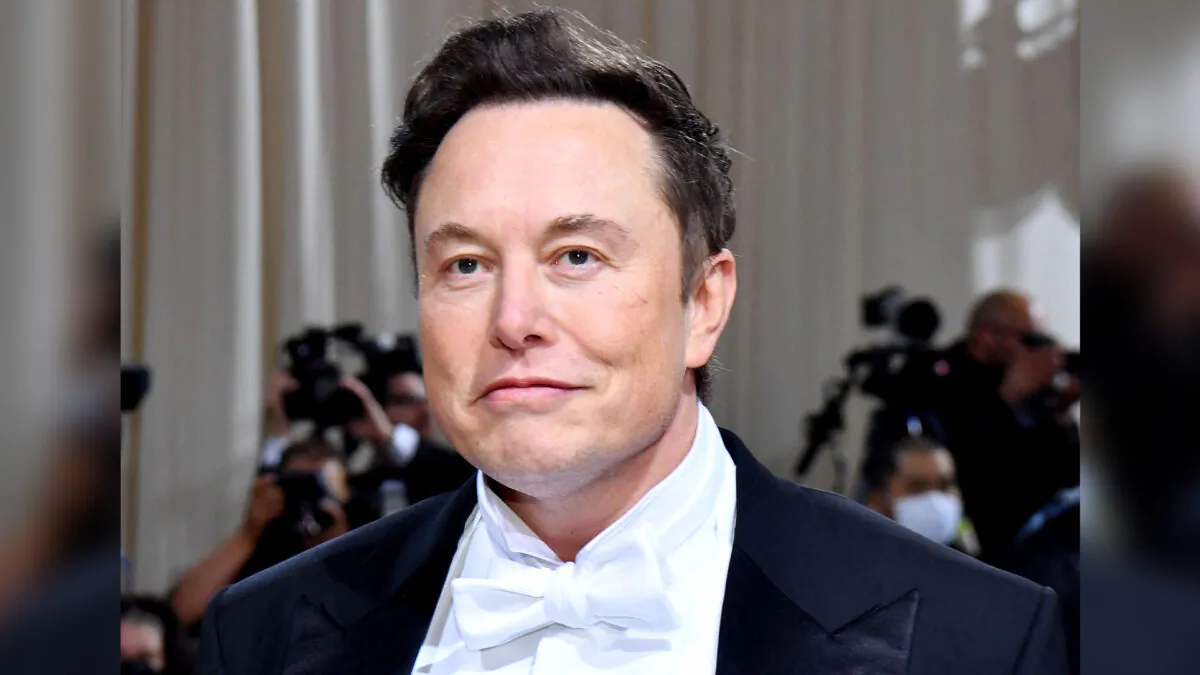 CEO, and chief engineer at SpaceX, Elon Musk, arrives for the 2022 Met Gala at the Metropolitan Museum of Art in New York on May 2, 2022. (Angela Weiss/AFP via Getty Images)