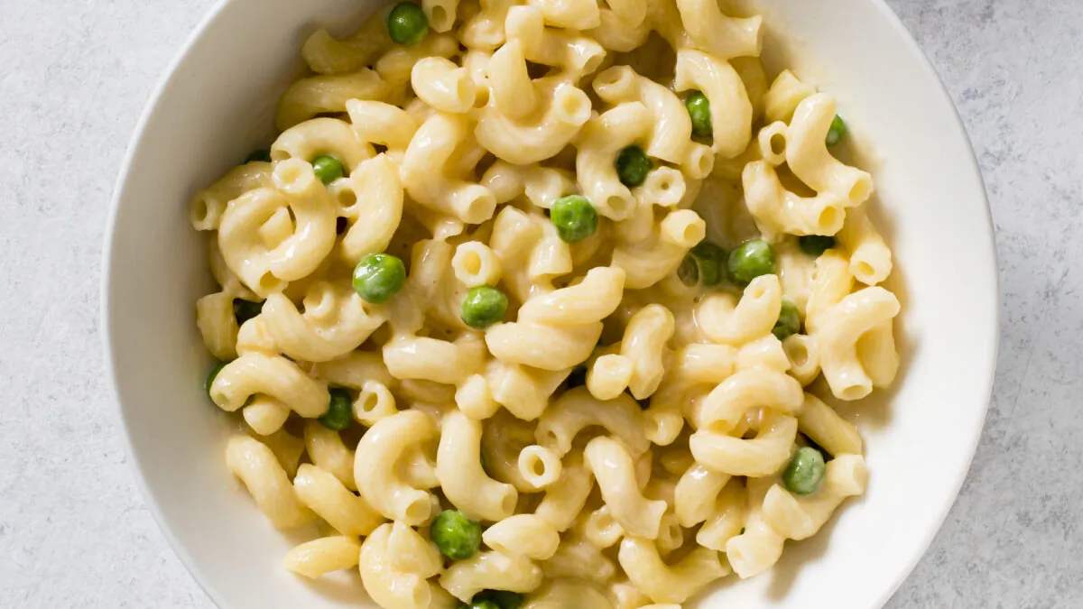 Peas add an extra bite to the dish. (Ashley Moore)
