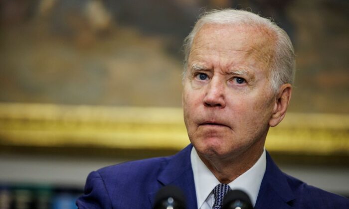 President Joe Biden at the White House in Washington on July 8, 2022. (Samuel Corum/AFP via Getty Images)