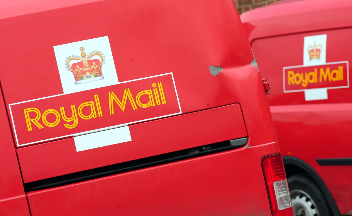 Undated file photo showing a Royal Mail logo. (Rui Vieira/PA Media)