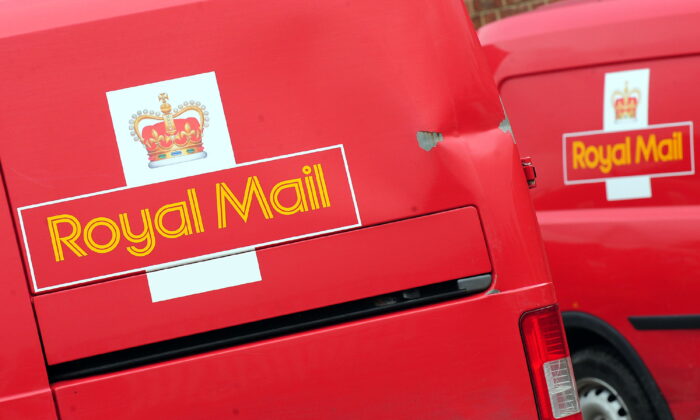 Undated file photo showing a Royal Mail logo. (Rui Vieira/PA Media)
