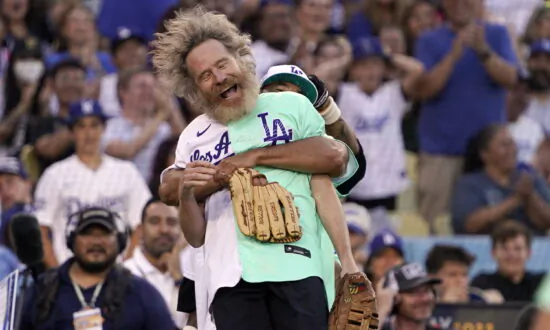 Ouch! Actor Cranston Hit by Liner at All-Star Celeb Softball