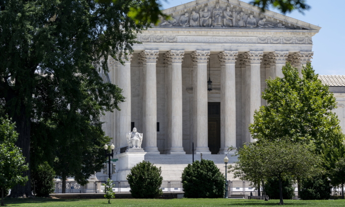 The Supreme Court is seen on Capitol Hill in Washington on July 14, 2022. (J. Scott Applewhite/AP Photo)