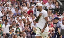 Quieter, Calmer Kyrgios in Wimbledon Quarters Years Later