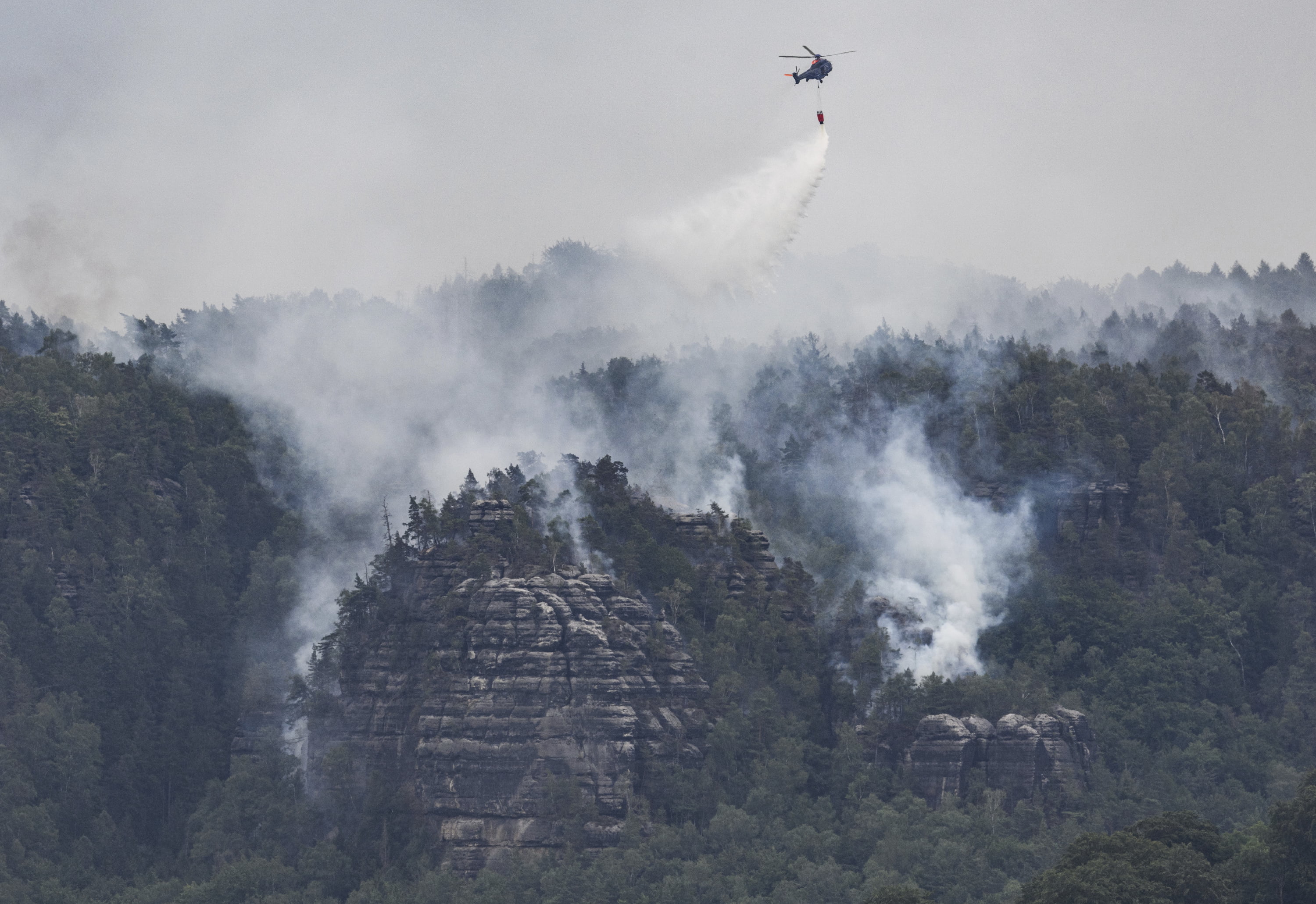 Wildfires in Germany, Czechia Threatening Tourist Region - Vimarsana News