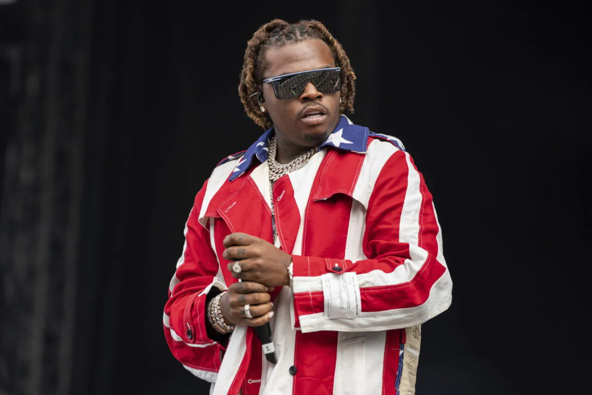Gunna performs at the Wireless Music Festival, Crystal Palace Park, London on Sep. 10, 2021. (Scott Garfitt/AP Photo)
