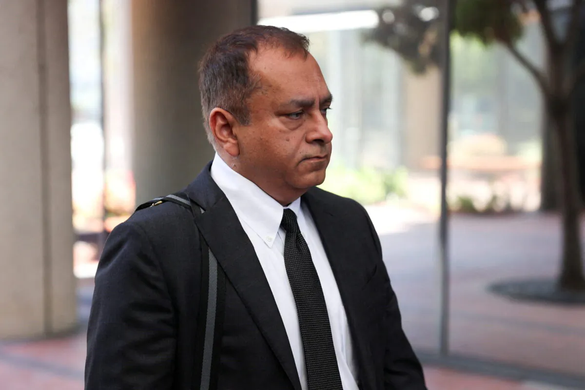 Ramesh "Sunny" Balwani, former president and chief operating officer (COO) of Theranos and ex-boyfriend of founder Elizabeth Holmes, arrives during jury deliberations at his federal trial for wire fraud and conspiracy to commit wire fraud in San Jose, Calif., on June 28, 2022. (Brittany Hosea-Small/Reuters)