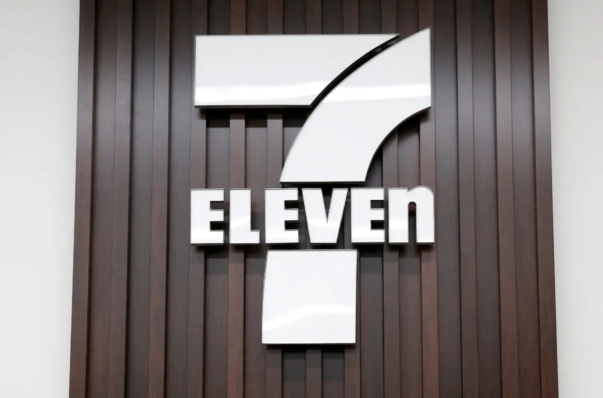 The logo of 7-Eleven is seen at a 7-Eleven convenience store in Tokyo, on Dec. 6, 2017. (Toru Hanai/Reuters)