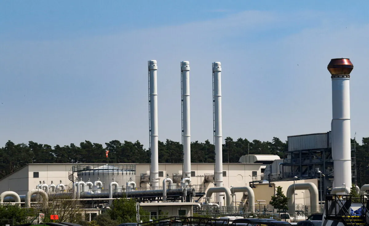 A view shows pipes at the landfall facilities of the 'Nord Stream 1' gas pipeline in Lubmin, Germany, on July 21, 2022. (Annegret Hilse/Reuters)