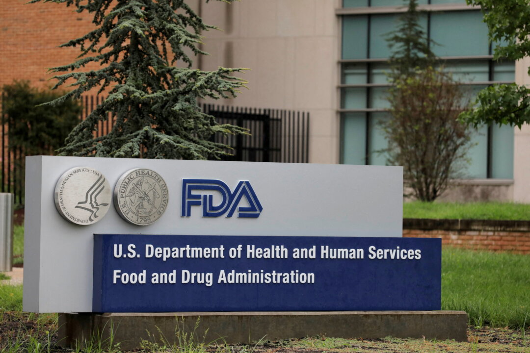 Signage outside of the Food and Drug Administration (FDA) headquarters in White Oak, Md., on Aug. 29, 2020. (Andrew Kelly/Reuters)