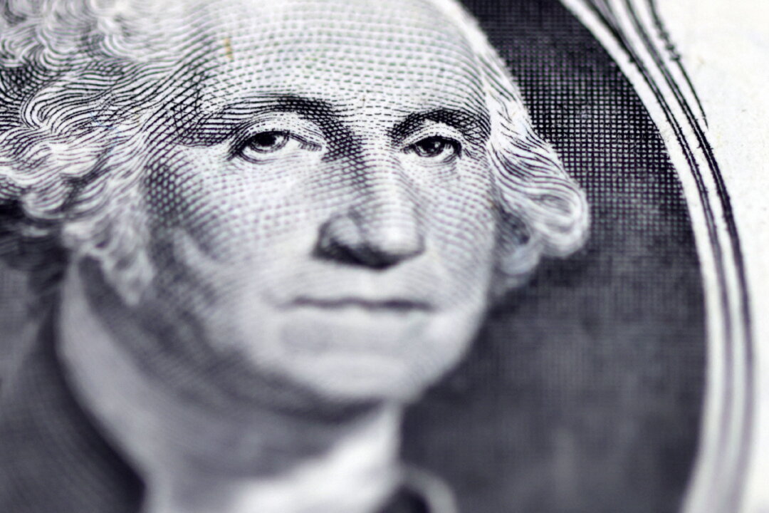 Illustration of a U.S. dollar banknote, taken on July 17, 2022. {Reuters/Dado Ruvic/Illustration}